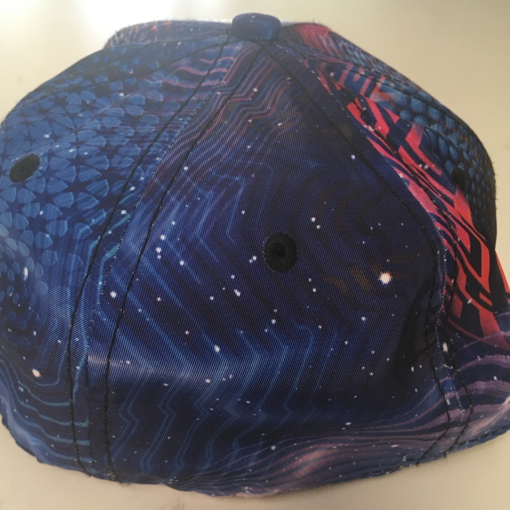 Alternative Intelligence Psychedelic Hat Flat Sac… - image 5